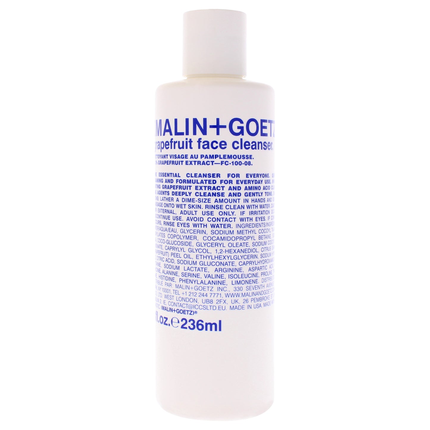 Grapefruit Face Cleanser by Malin + Goetz for Women - 8 oz Cleanser