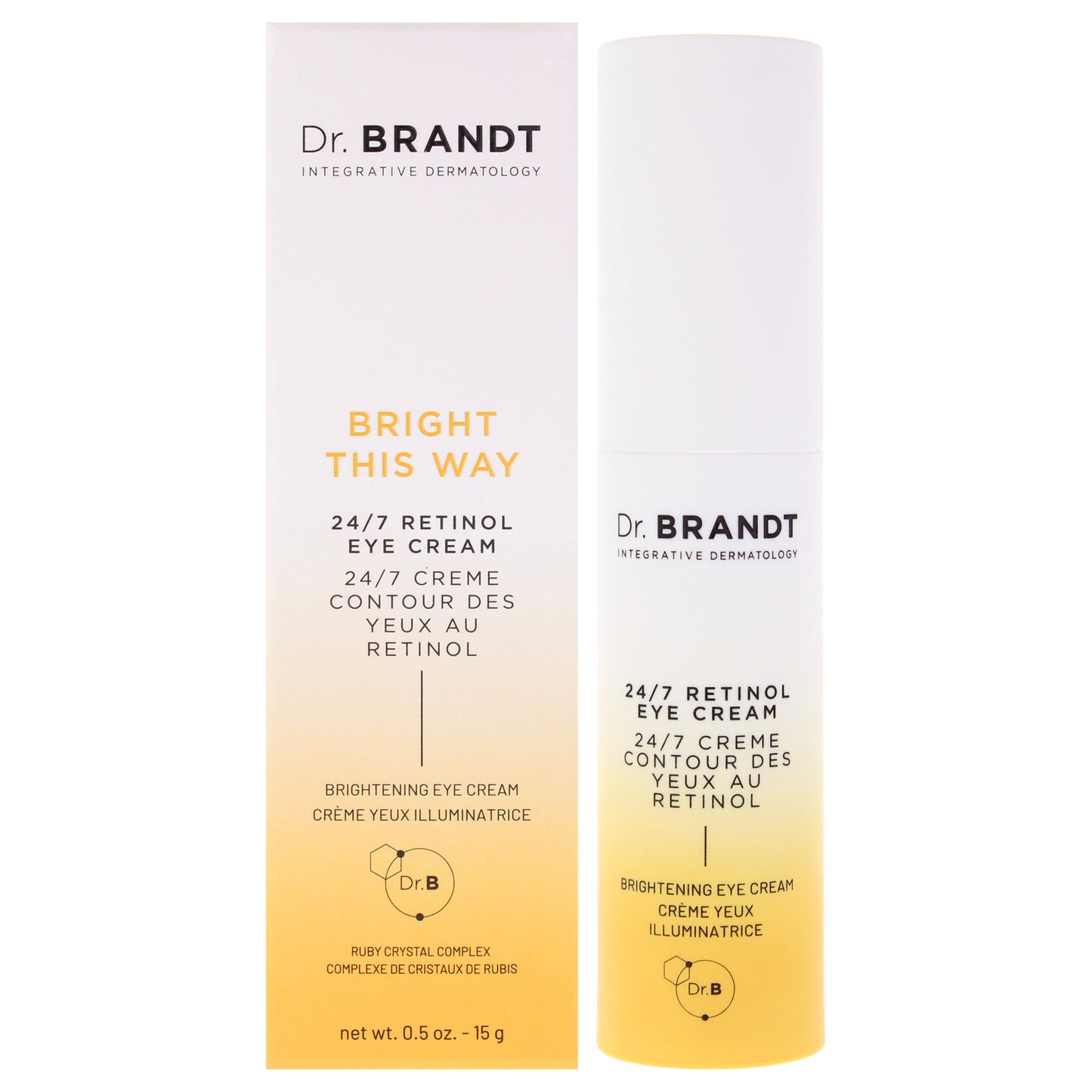 24-7 Retinol Eye Cream by Dr. Brandt for Women - 0.5 oz Cream