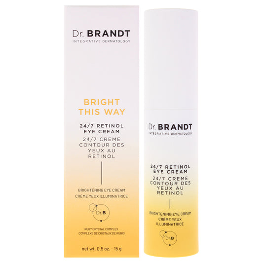 24-7 Retinol Eye Cream by Dr. Brandt for Women - 0.5 oz Cream