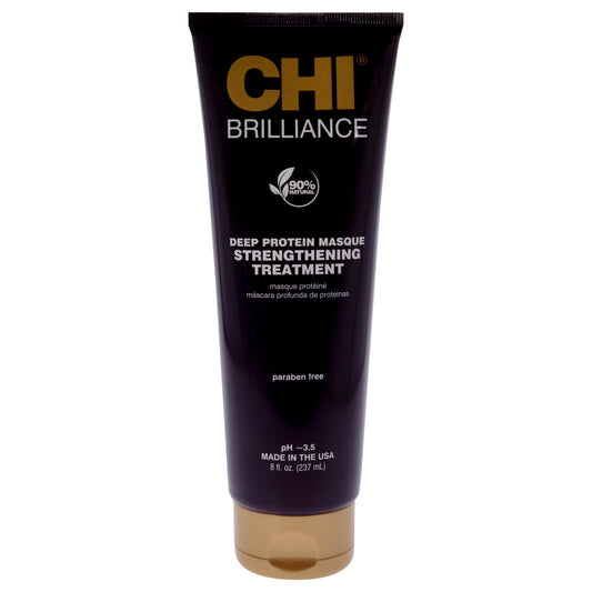 Deep Brilliance Deep Protein Masque Strengthening Treatment by CHI for Unisex - 8 oz Treatment