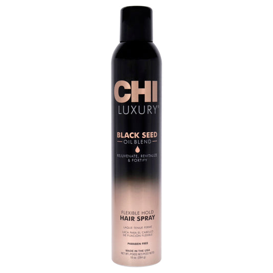 Luxury Black Seed Oil Flexible Hold Hairspray by CHI for Unisex - 10 oz Hair Spray