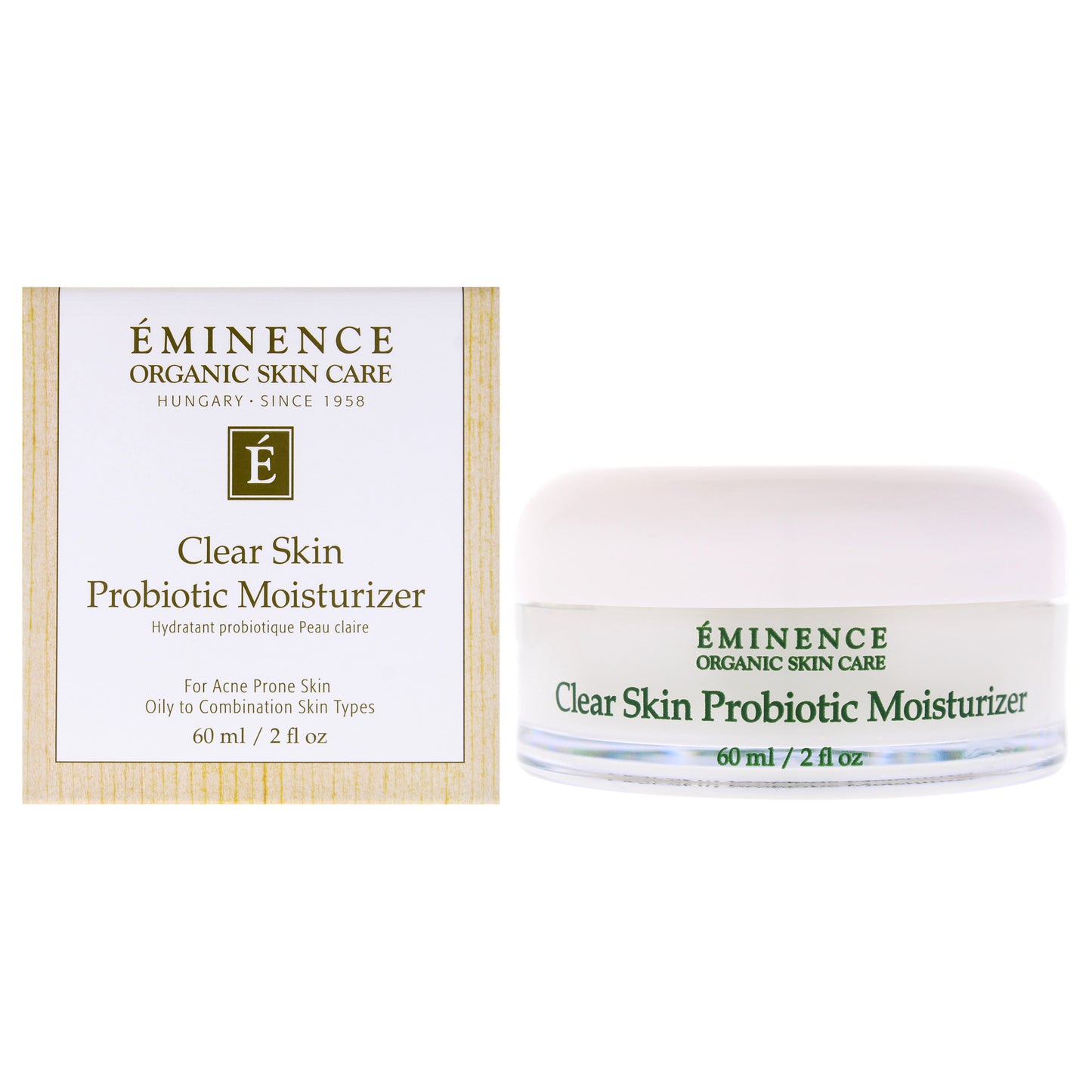 Clear Skin Probiotic Moisturizer by Eminence for Unisex - 2 oz Moisturizer