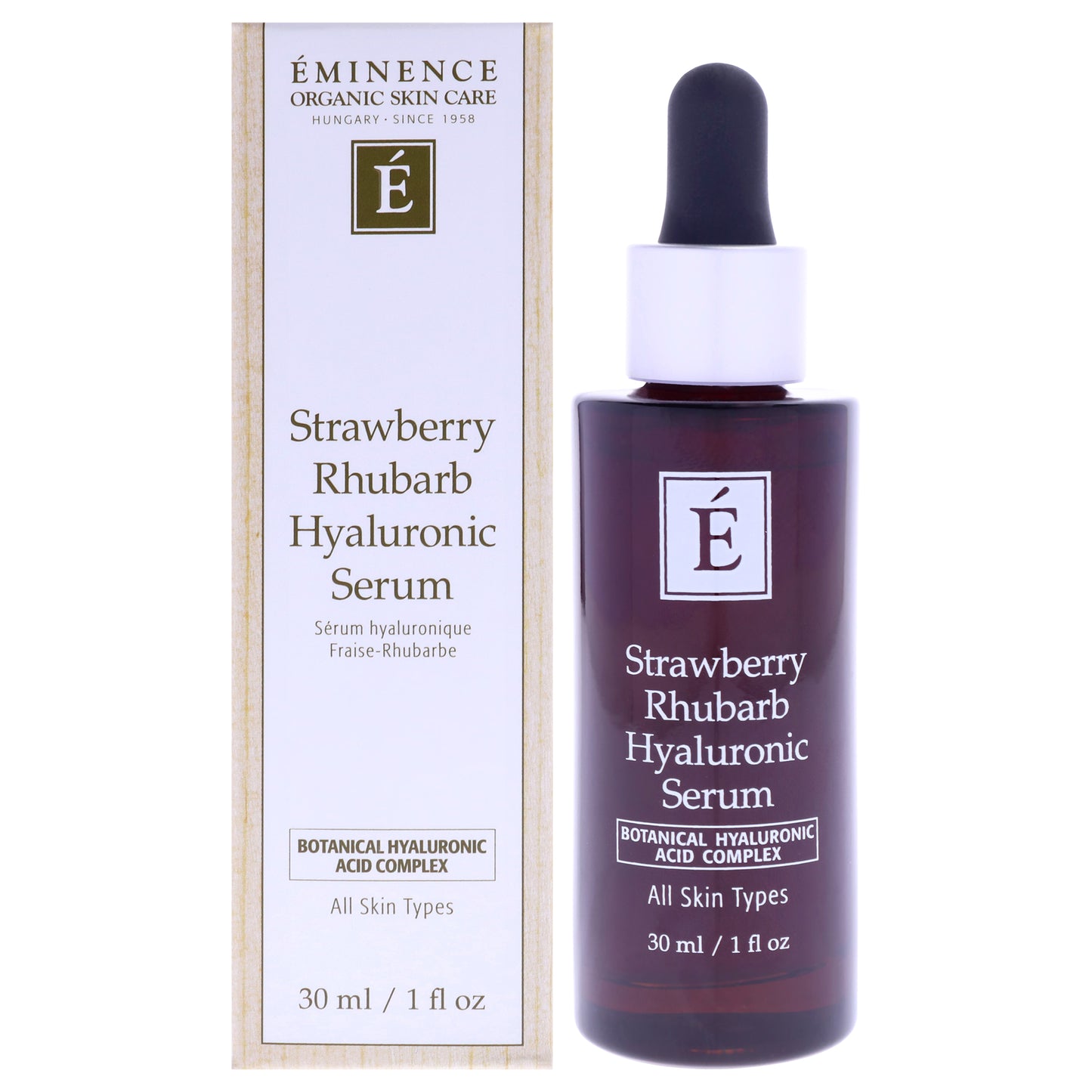 Strawberry Rhubarb Hyaluronic Serum by Eminence for Unisex - 1 oz Serum