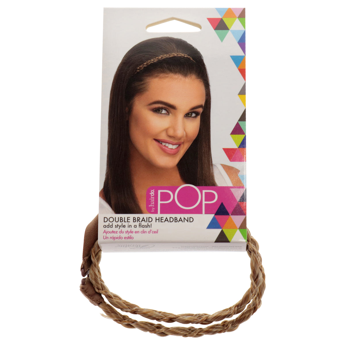 Pop Double Braid Headband - R25 Ginger Blonde by Hairdo for Women - 1 Pc Hair Band