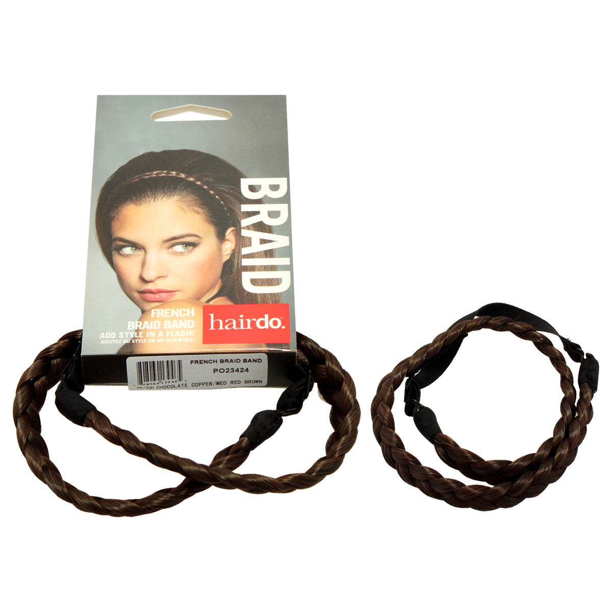 French Braid Band - R6 30H Chocolate Copper by Hairdo for Women - 1 Pc Hair Band