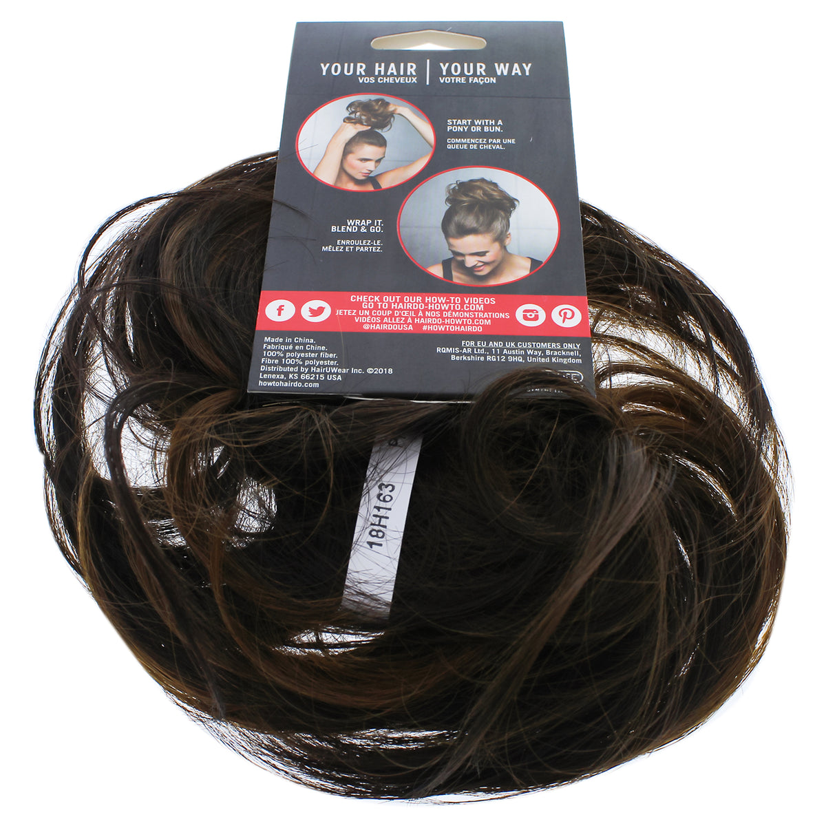 Highlight Wrap - R10 Chestnut by Hairdo for Women - 1 Pc Hair Wrap