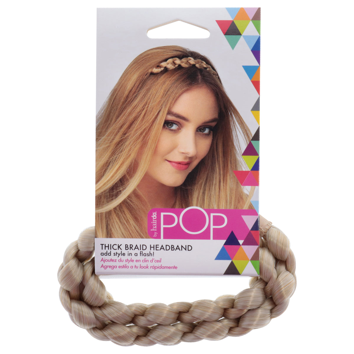 Pop Thick Braid Headband - R22 Swedish Blond by Hairdo for Women - 1 Pc Hair Band