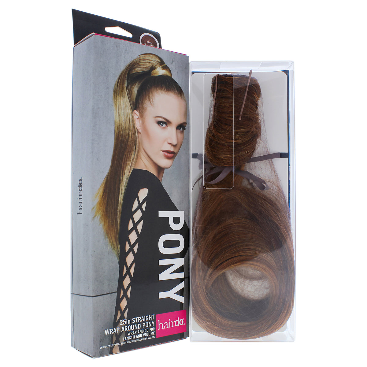 Straight Pony - R28S Glazed Fire by Hairdo for Women - 25 Inch Hair Extension