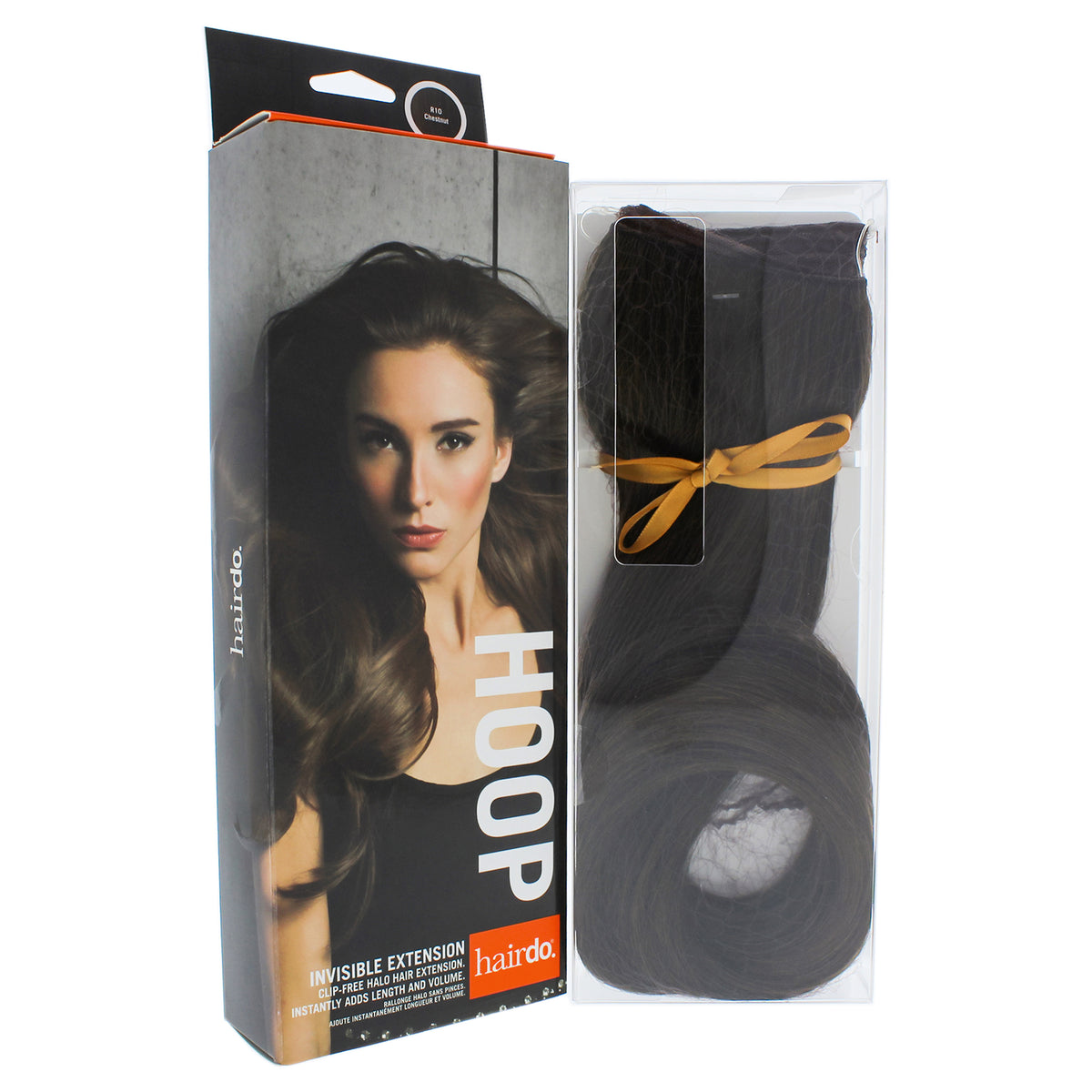 Invisible Extension - R10 Chestnut by Hairdo for Women - 1 Pc Hair Extension