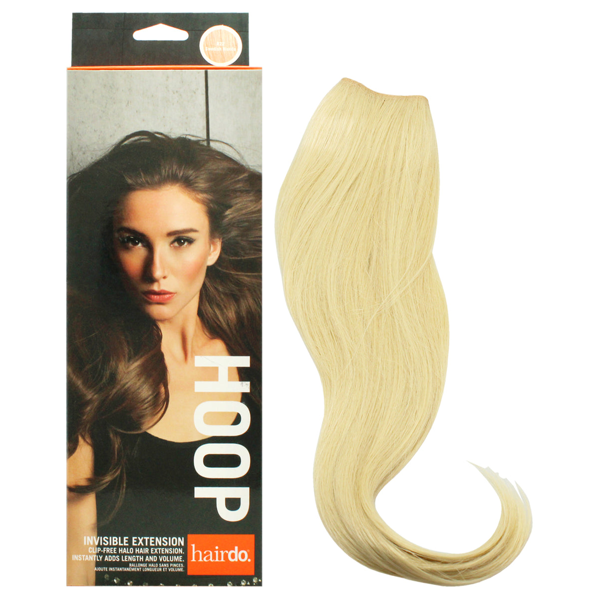 Invisible Extension - R22 Swedish Blonde by Hairdo for Women - 1 Pc Hair Extension