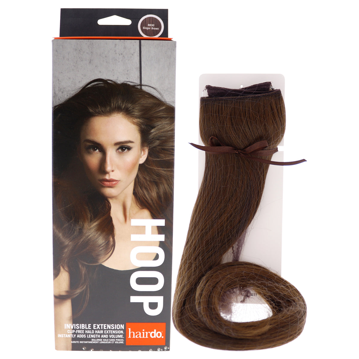 Invisible Extension - R830 Ginger Brown by Hairdo for Women - 1 Pc Hair Extension