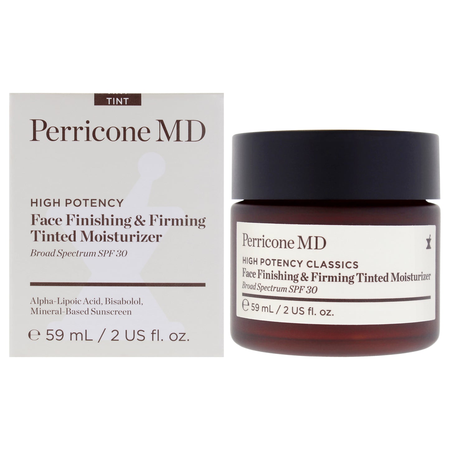 High Potency Classics Face Finishing and Firming Tinted Moisturizer SPF 30 by Perricone MD for Unisex - 2 oz Moisturizer