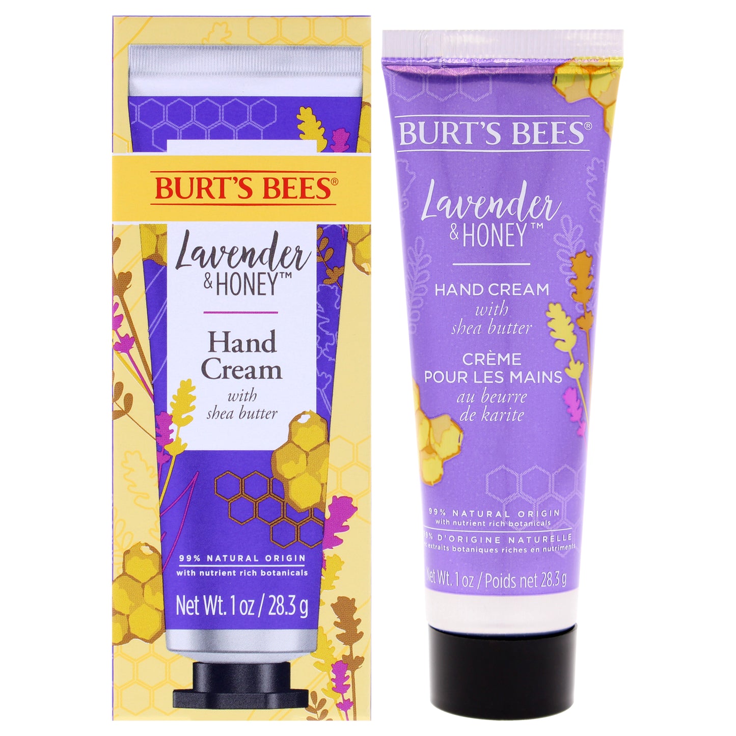 Lavender and Honey Hand Cream by Burts Bees for Unisex - 1 oz Hand Cream