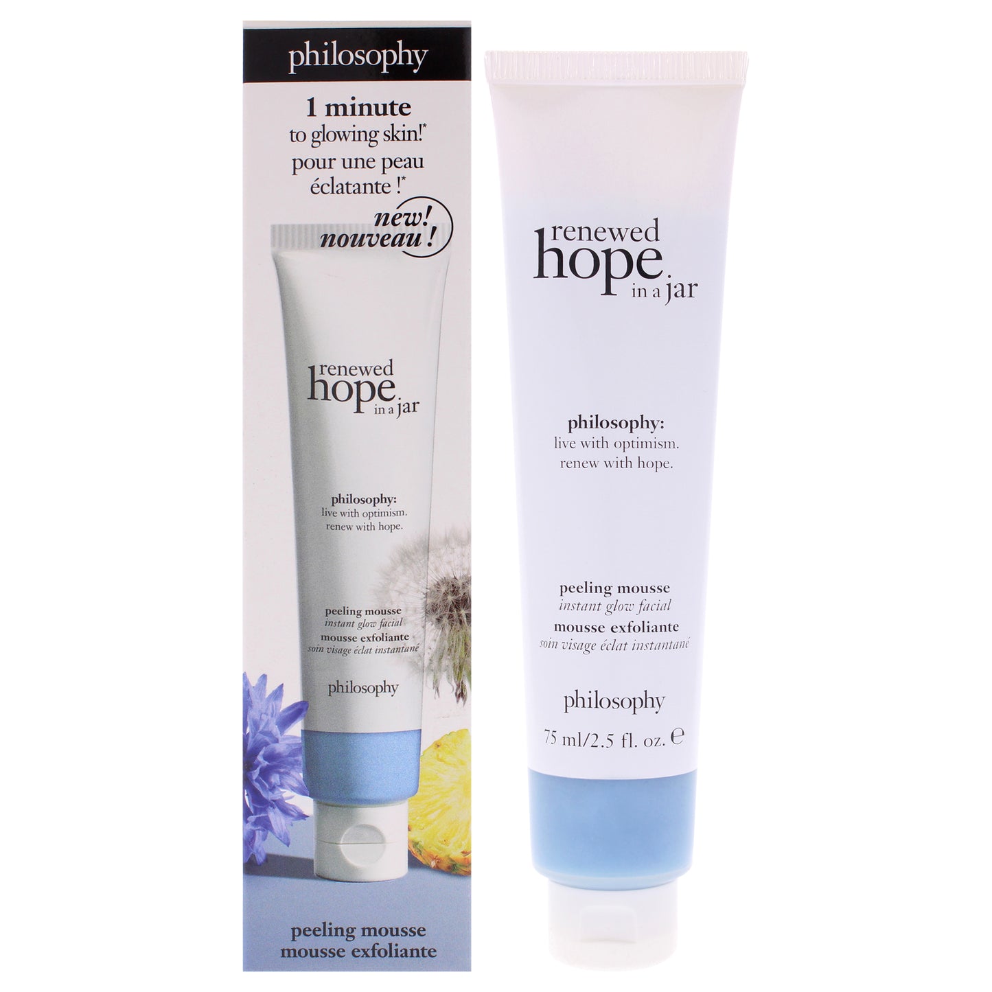 Renewed Hope In A Jar Peeling Mousse by Philosophy for Women - 2.5 oz Exfoliator
