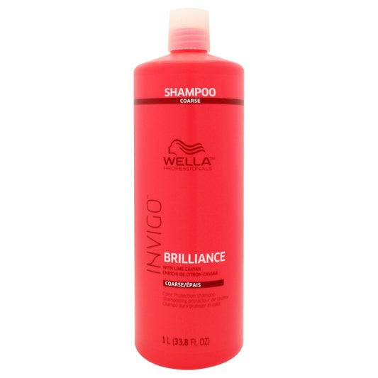 Invigo Brilliance Shampoo For Coarse Hair by Wella for Unisex - 33.8 oz Shampoo