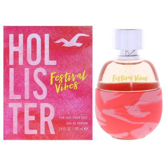 Festival Vibes by Hollister for Women - 3.4 oz EDP Spray