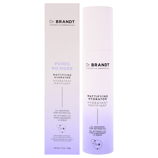 Pores No More Mattifying Hydrator Pore Refining Gel by Dr. Brandt for Women - 1.7 oz Gel