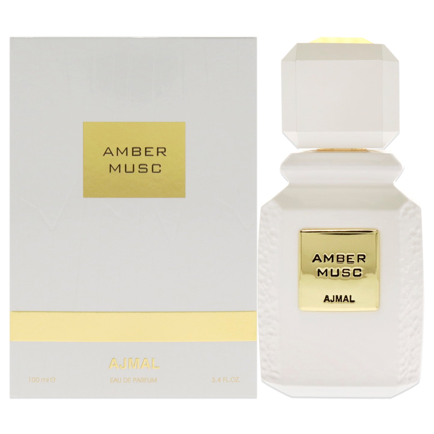 Amber - Musc by Ajmal for Unisex - 3.4 oz EDP Spray