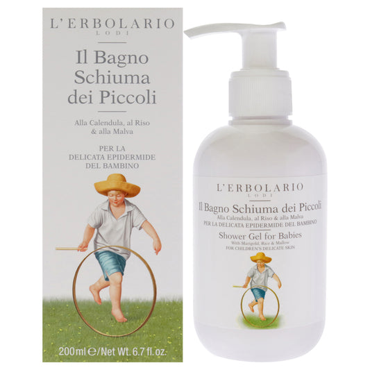 Shower Gel for Babies by LErbolario for Kids - 6.7 oz Shower Gel