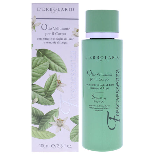 Smoothing Body Oil - Frescaessenza by LErbolario for Unisex - 3.3 oz Oil