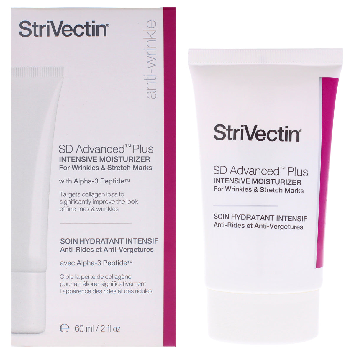 SD Advanced Plus Intensive Moisturizer by Strivectin for Unisex - 2 oz Moisturizer