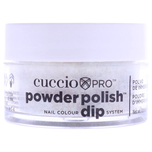Pro Powder Polish Nail Colour Dip System - Gold Glitter by Cuccio Pro for Women - 0.5 oz Nail Powder