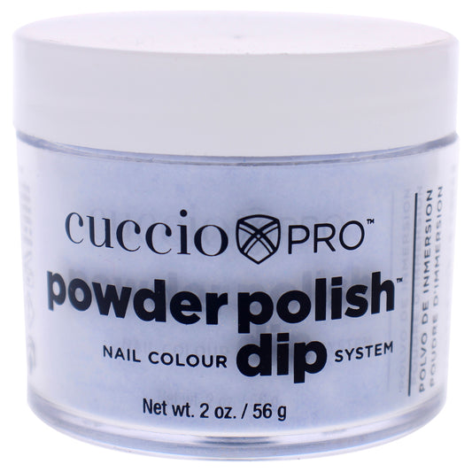 Pro Powder Polish Nail Colour Dip System - Baby Blue Glitter by Cuccio Pro for Women - 1.6 oz Nail Powder