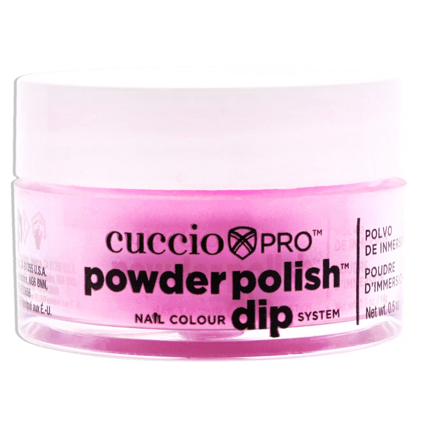 Pro Powder Polish Nail Colour Dip System - Neon Pink by Cuccio Pro for Women - 0.5 oz Nail Powder