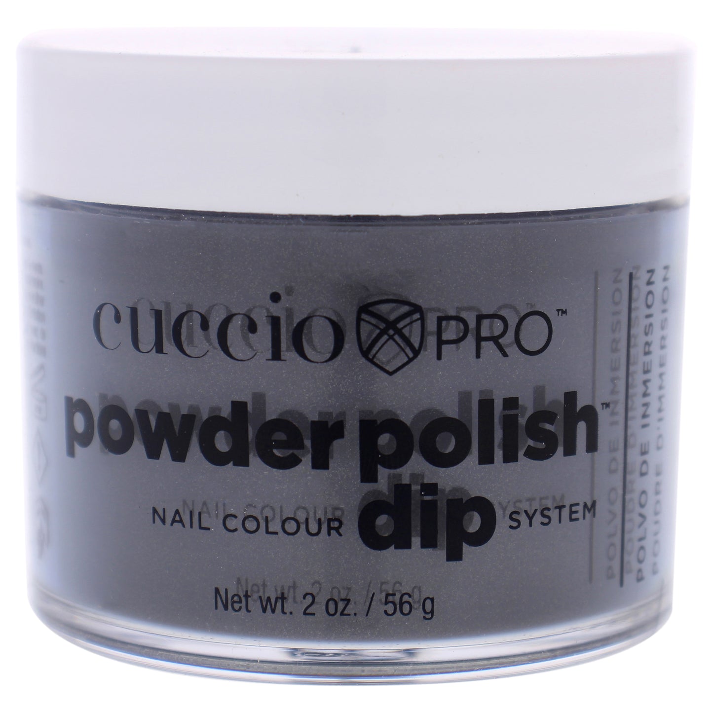 Pro Powder Polish Nail Colour Dip System - Silver With Grey Undertones by Cuccio Pro for Women - 1.6 oz Nail Powder