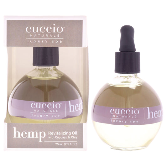 Hemp Revitalizing Oil by Cuccio Naturale for Unisex - 2.5 oz Oil