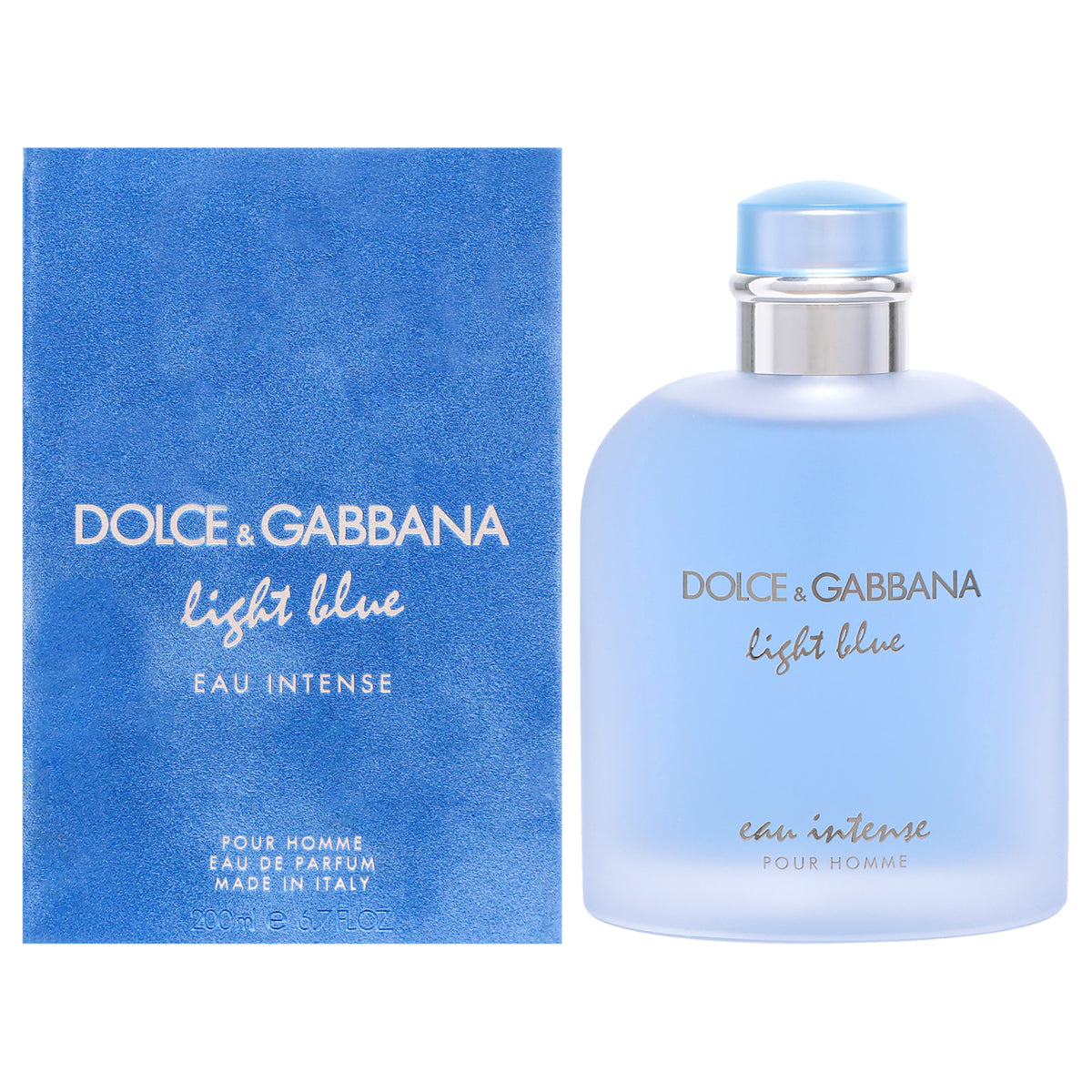 Light Blue Eau Intense by Dolce and Gabbana for Men - 6.7 oz EDP Spray