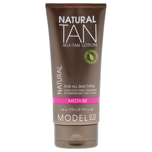 Natural Tan Self-Tan Lotion - Medium by ModelCo for Women - 5.74 oz Lotion