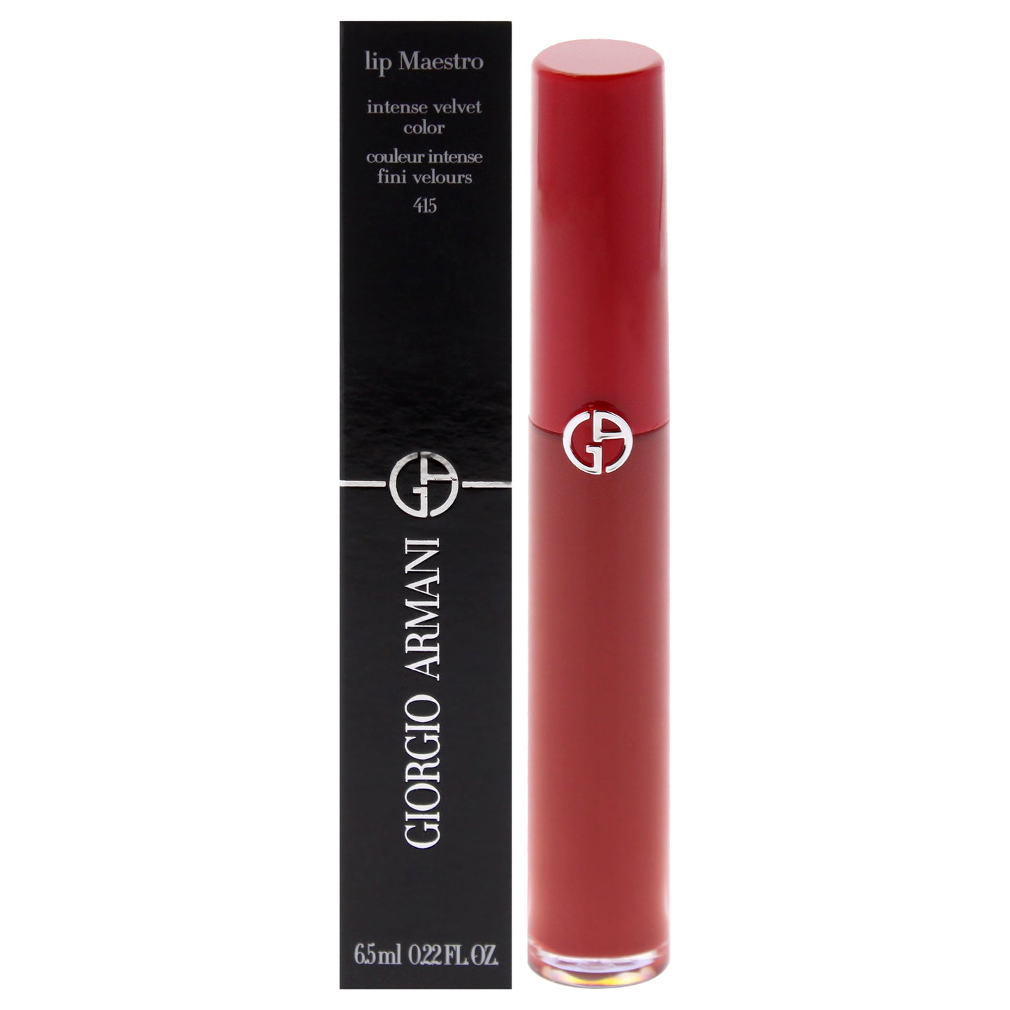 Lip Maestro Intense Velvet Color - 415 Redwood by Giorgio Armani for Women - 0.22 oz Lipstick