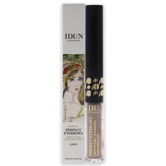 Perfect Eyebrows Gel - 301 Light by Idun Minerals for Women - 0.19 oz Eyebrow