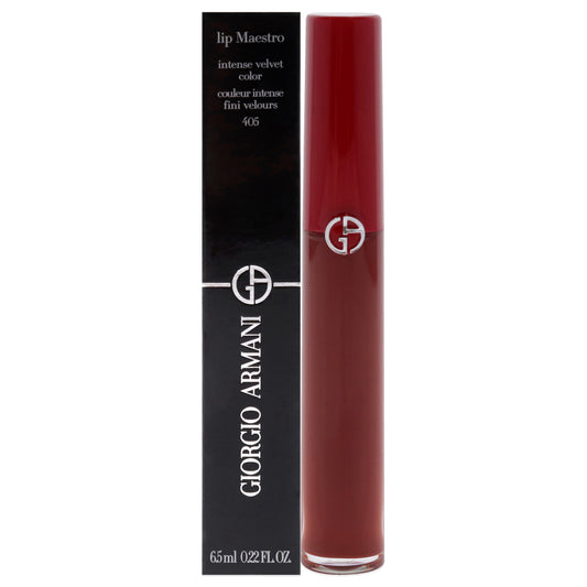 Lip Maestro Intense Velvet Color - 405 Sultan by Giorgio Armani for Women - 0.22 oz Lipstick