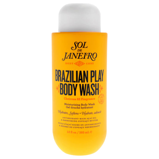 Brazilian 4 Play Moisturizing Shower Cream Gel by Sol de Janeiro for Unisex - 13 oz Shower Gel
