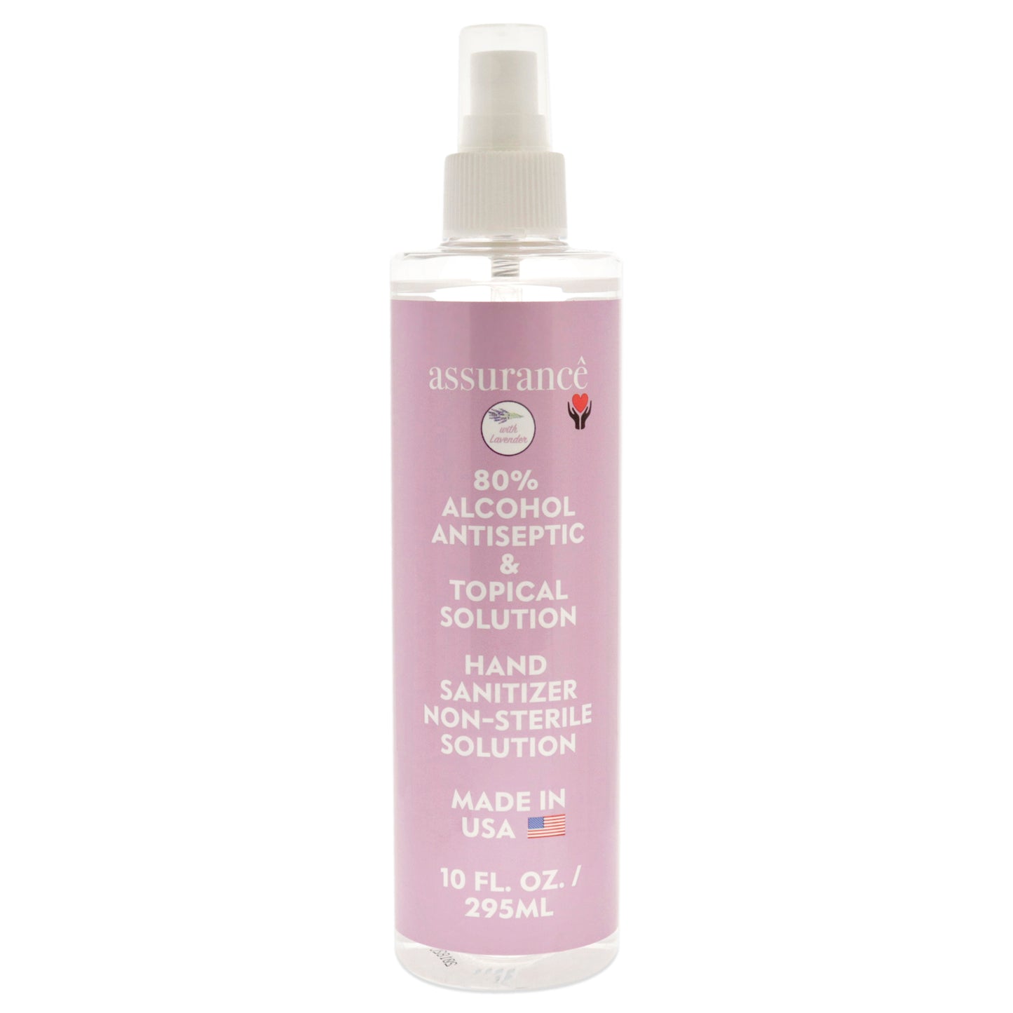 Hand Sanitizer Non-Sterile Solution - Lavender by Assurance for Unisex - 10 oz Hand Sanitizer