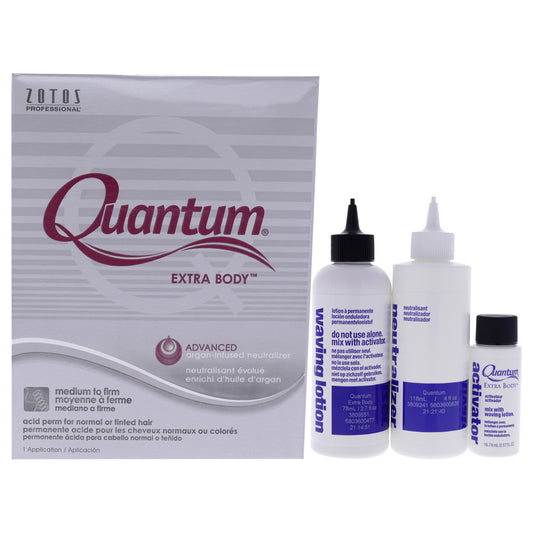 Quantum Extra Body Acid Permanent by Zotos for Unisex - 1 Application Treatment