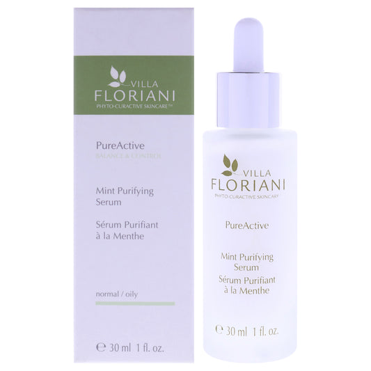 PureActive Purifying Serum - Mint by Villa Floriani for Unisex - 1 oz Serum