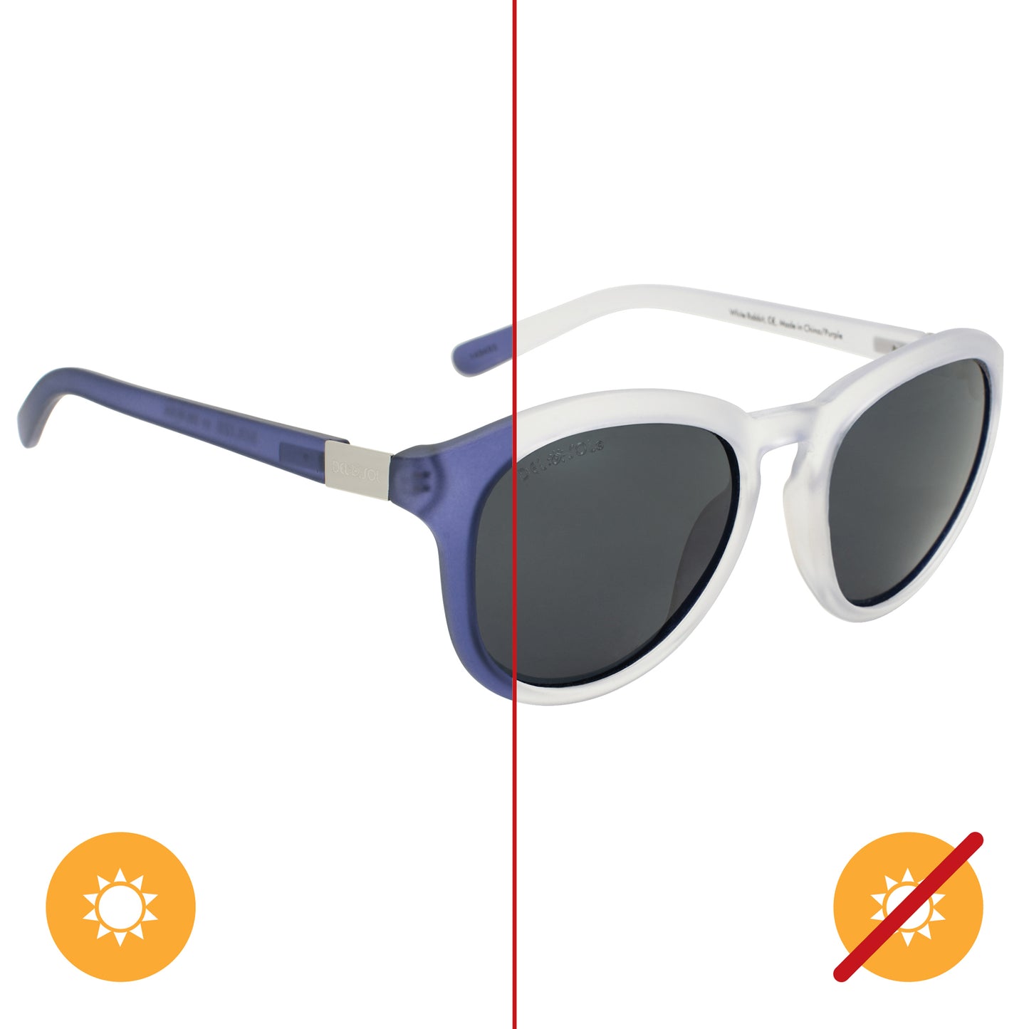 Solize White Rabbit - Frosted White to Purple