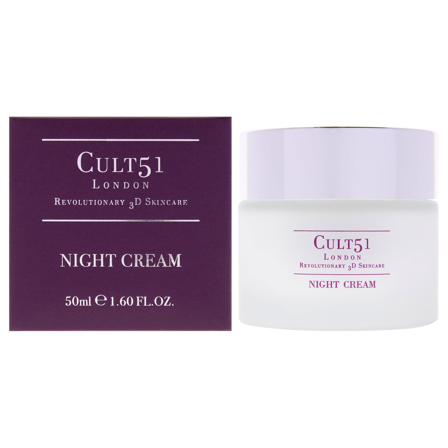 Night Cream by Cult51 for Unisex - 1.60 oz Cream