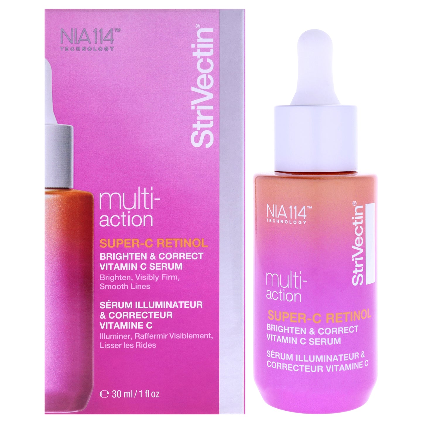 Multi-Action Super-C Retinol Brighten and Correct Vitamin C Serum by Strivectin for Unisex - 1 oz Serum