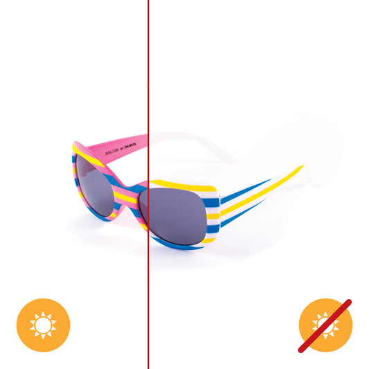 Kids Solize - Over the Rainbow - White Striped to Pink Striped