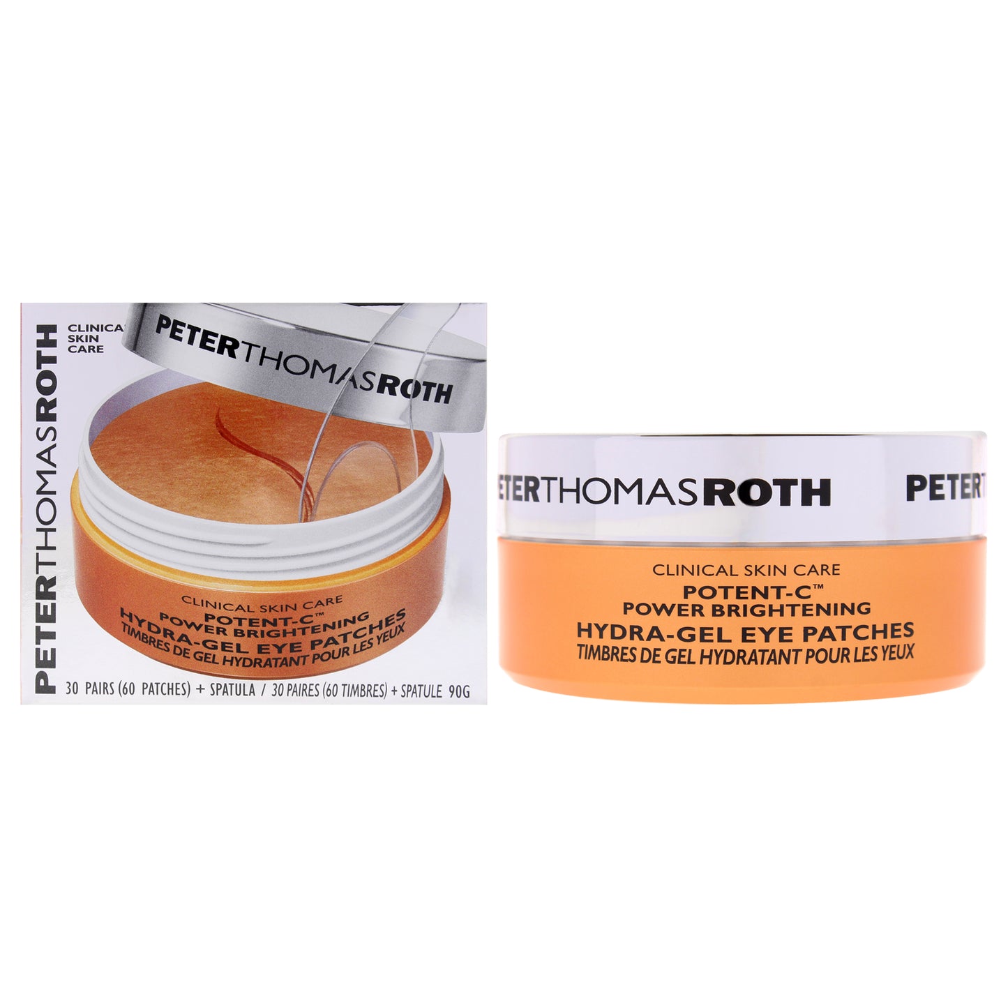 Potent-C Power Brightening Hydra-Gel Eye Patches by Peter Thomas Roth for Unisex - 60 Pc Patches