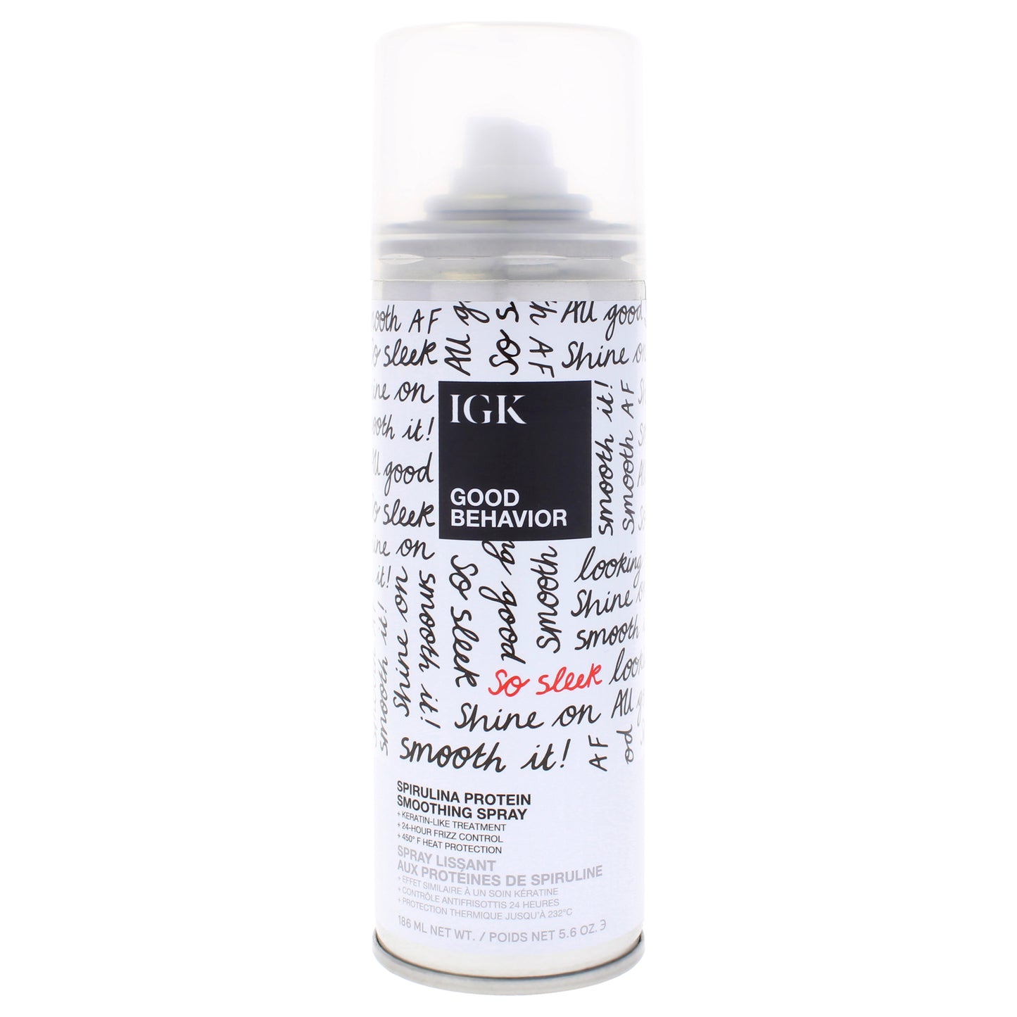 Good Behavior Spirulina Protein Smoothing Spray by IGK for Women - 5.6 oz Hair Spray
