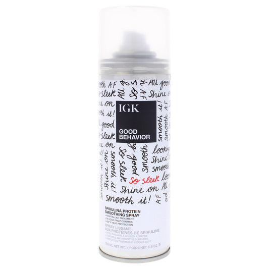 Good Behavior Spirulina Protein Smoothing Spray by IGK for Women - 5.6 oz Hair Spray