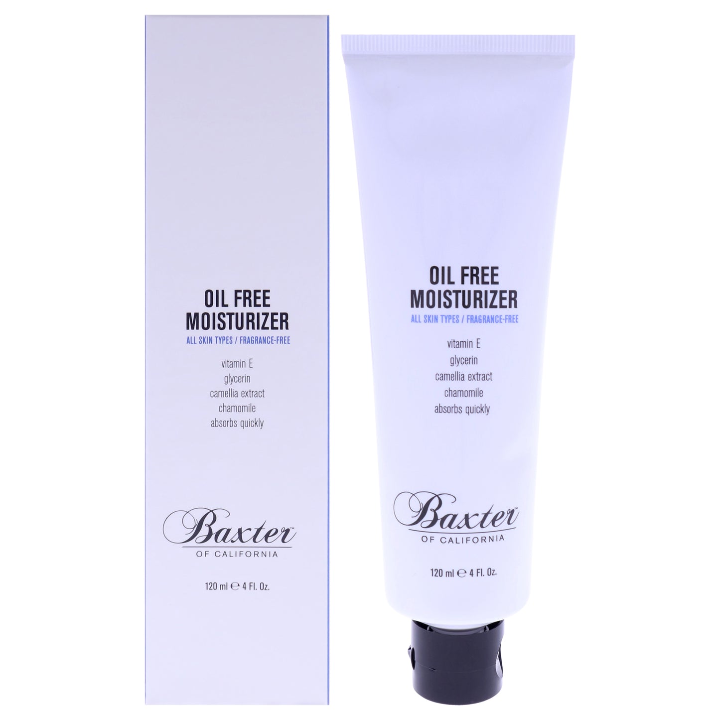 Oil Free Moisturizer by Baxter Of California for Men - 4 oz Moisturizer