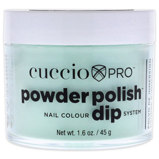 Pro Powder Polish Nail Colour Dip System - Mint Sorbet by Cuccio Pro for Women - 1.6 oz Nail Powder