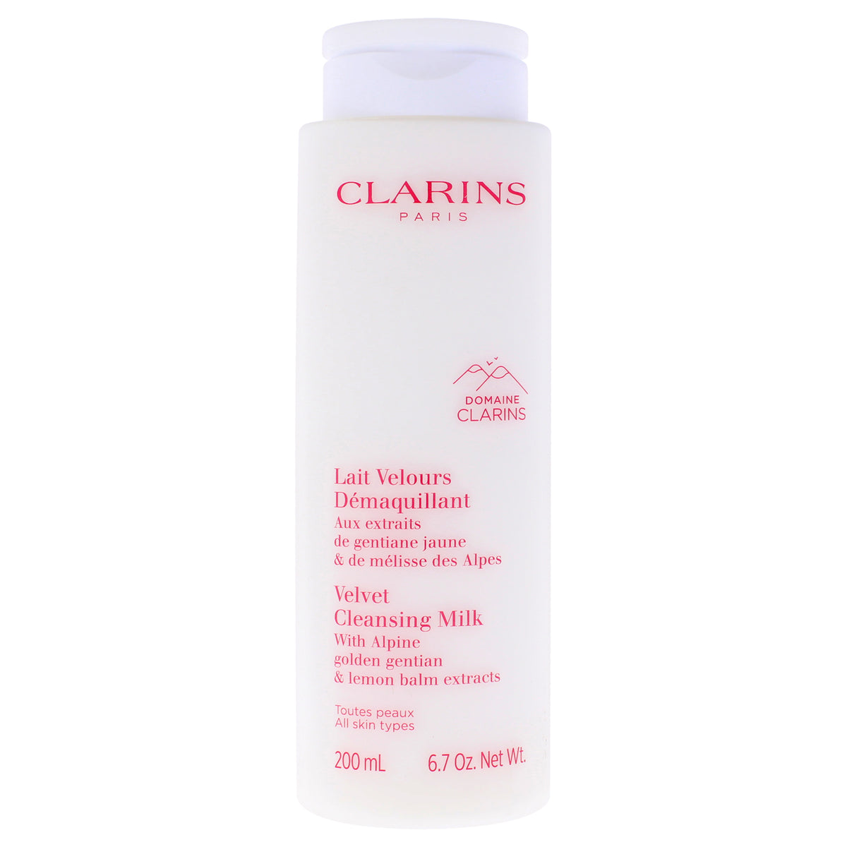 Velvet Cleansing Milk by Clarins for Women - 6.7 oz Cleanser