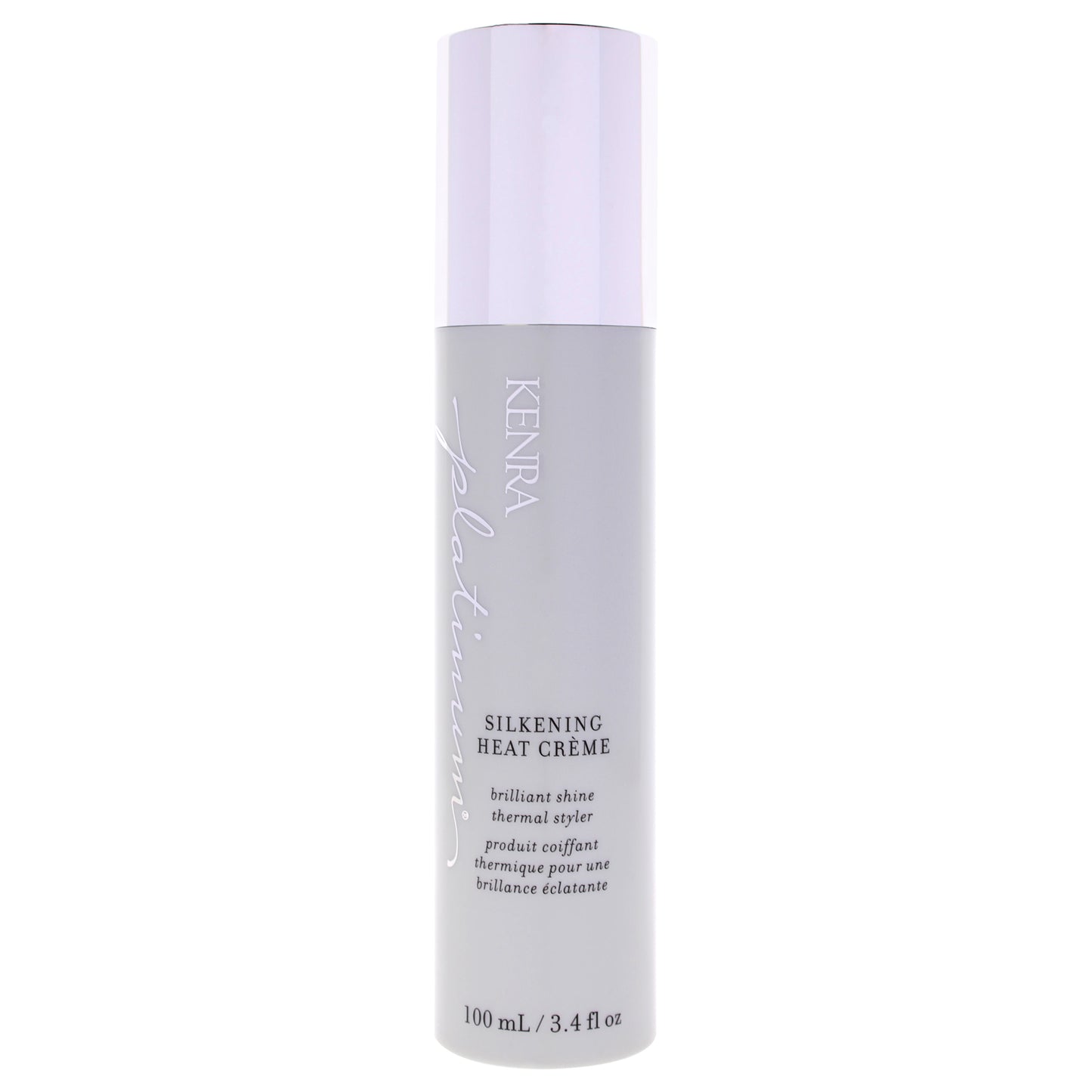 Platinum Silkening Heat Creme by Kenra for Unisex - 3.4 oz Cream